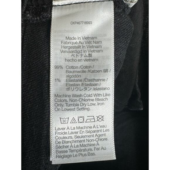 NWOT Madewell The MId-Rise Perfect Vintage Jeans in Clean Black Wash Size 25 - Picture 13 of 16